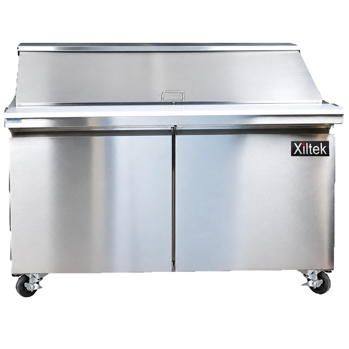 60" Two Door Mega Top Sandwich/Salad Prep Refrigerator