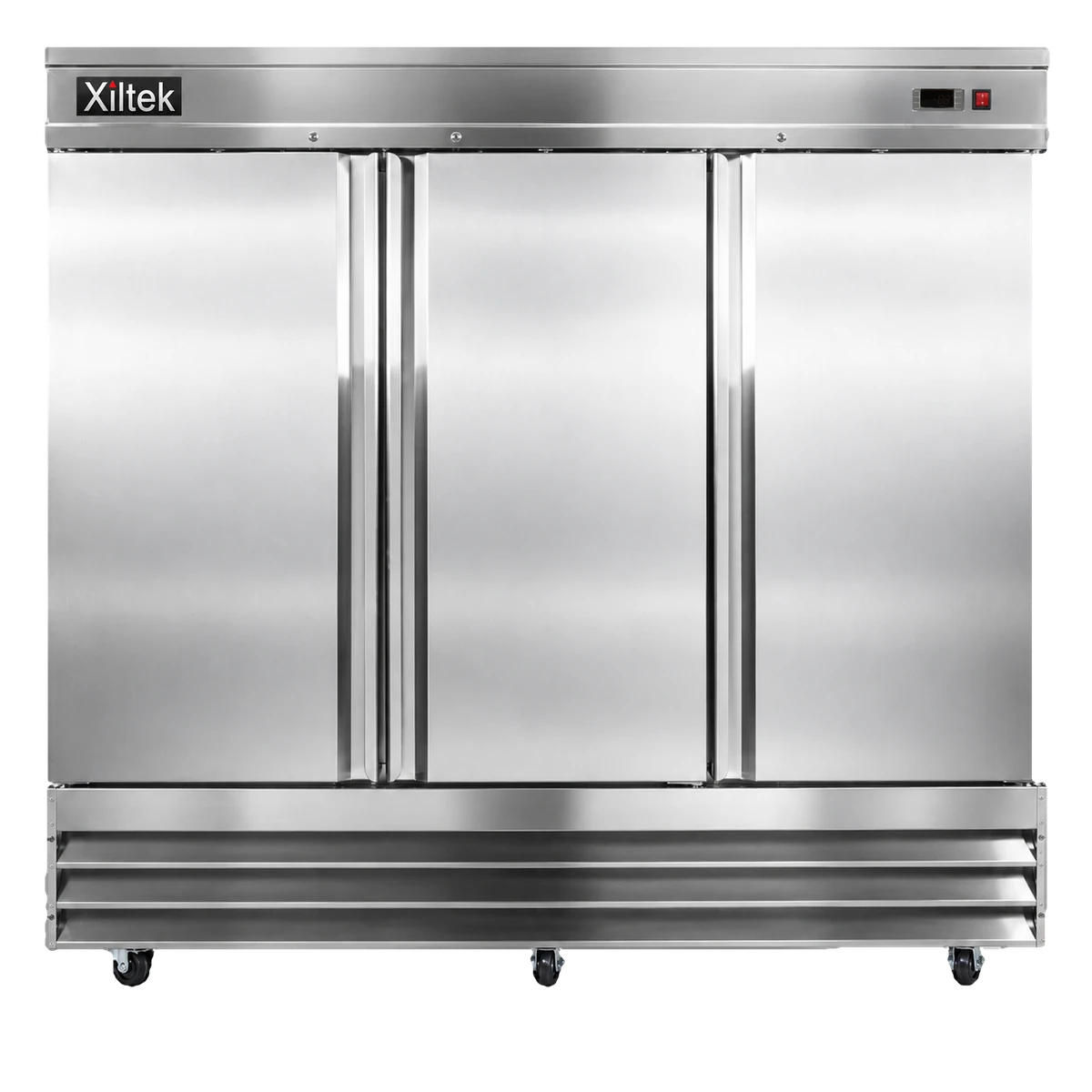 81" Three Door Reach‑In Refrigerator