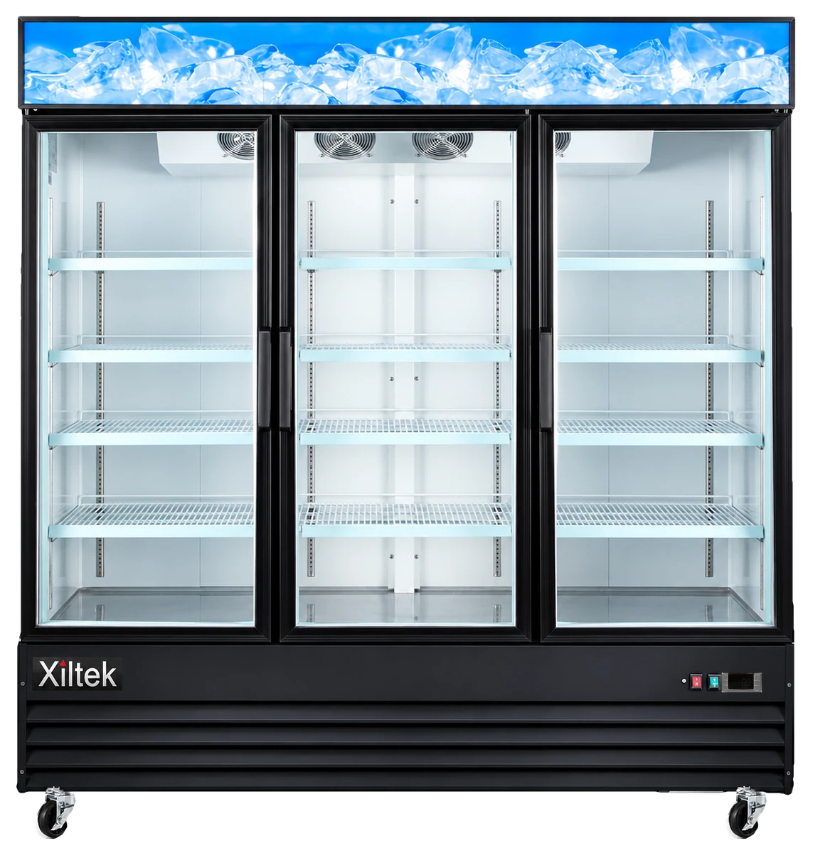 79" Triple Swing Glass Door Merchandiser Freezer