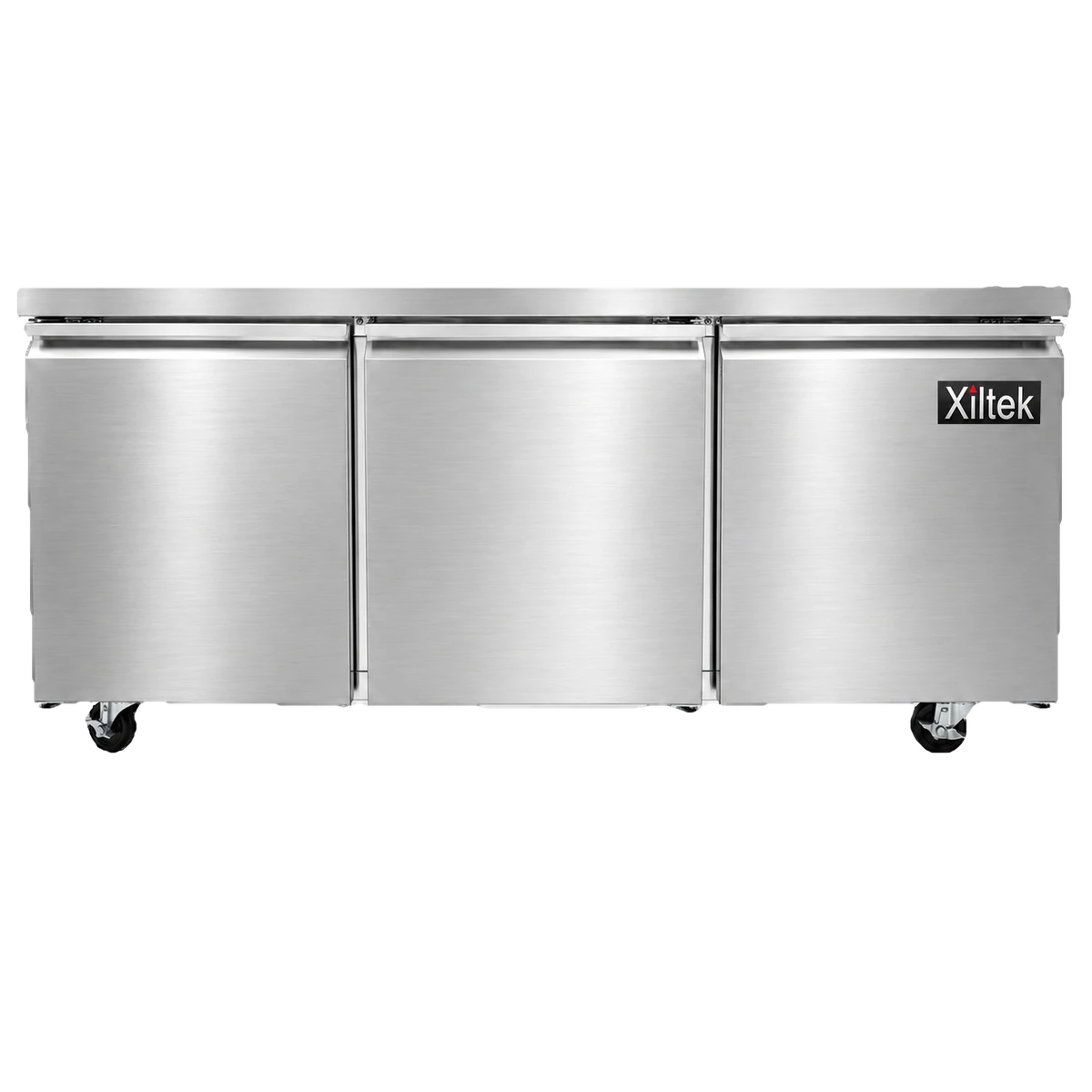 72" Three Door Undercounter Refrigerator