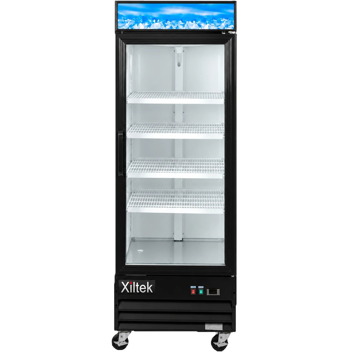 28" Single Swing Glass Door Merchandiser Refrigerator