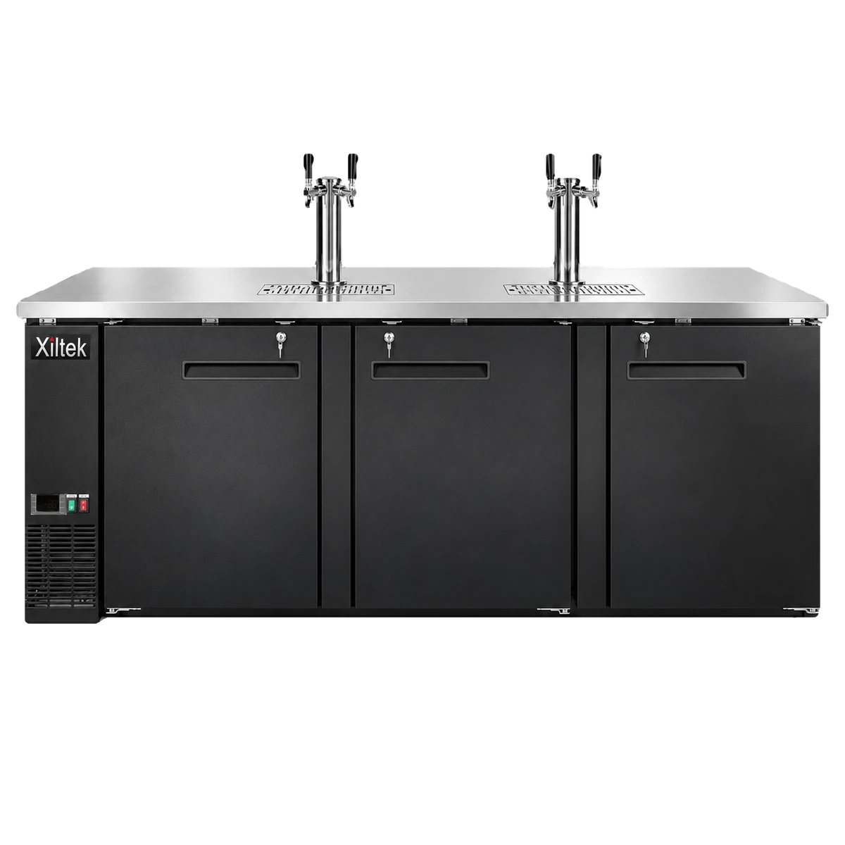 24" Depth 72" Beer Dispenser with (2) Double Tap