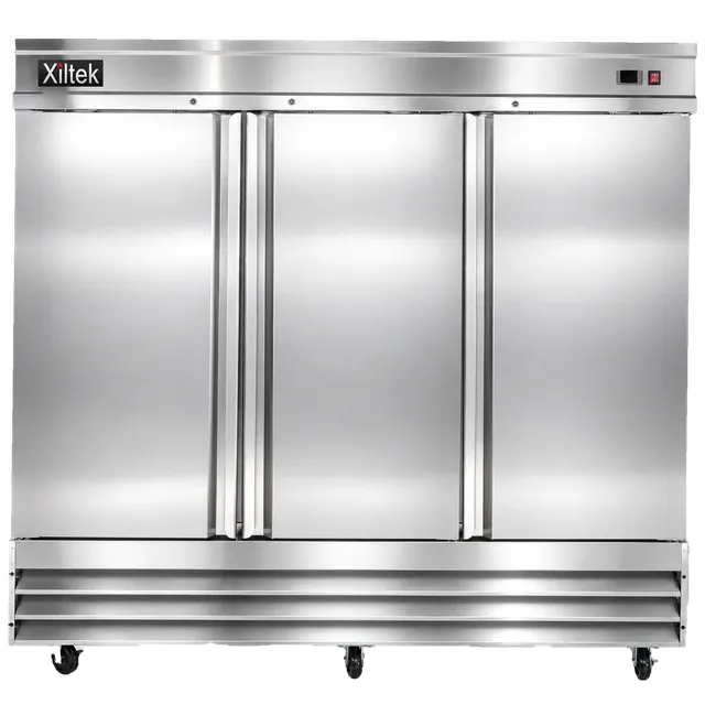 81" Three Door Reach‑In Freezer