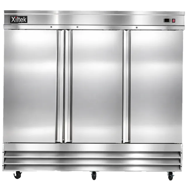 81" Three Door Reach‑In Freezer