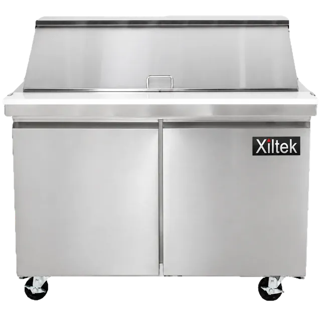 48" Two Door Mega Top Sandwich/Salad Prep Refrigerator