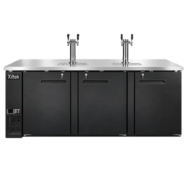 24" Depth 72" Beer Dispenser with (2) Double Tap