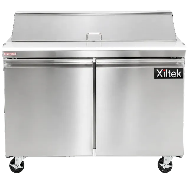 48" Two Door Sandwich/Salad Prep Refrigerator