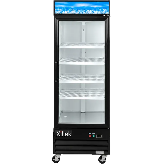28" Single Swing Glass Door Merchandiser Refrigerator